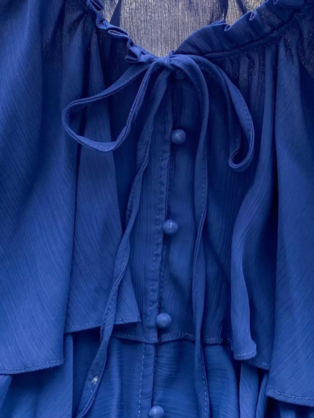 Ruffle Tiered Chiffon Blouse, image 29