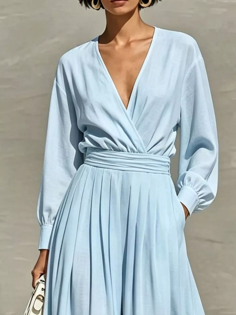 Long Sleeve Wide-Leg Jumpsuit, image 9