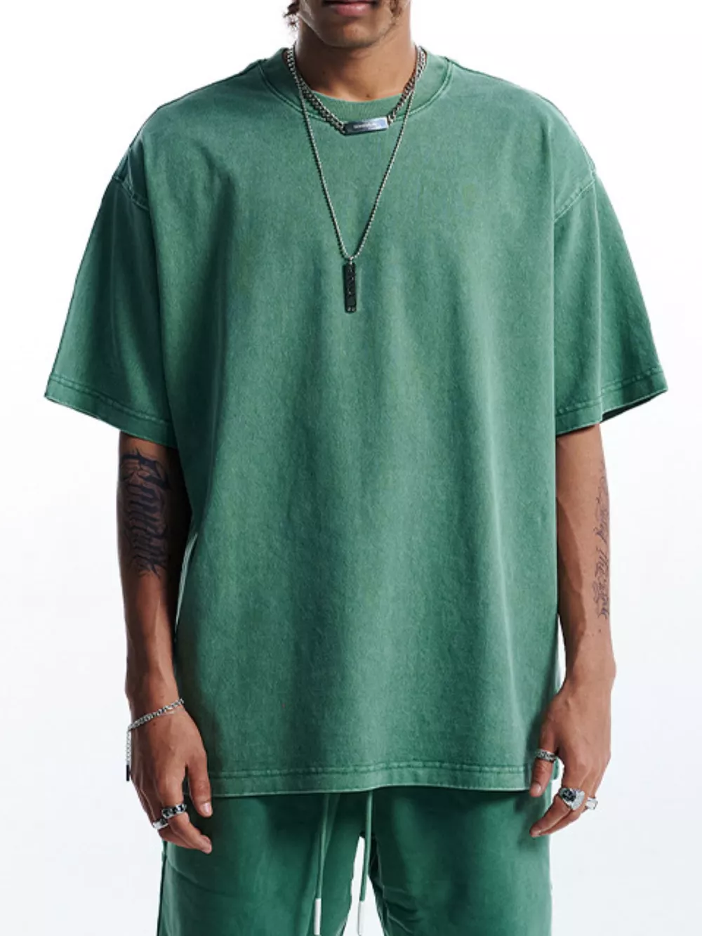 Men's Round Neck Short Sleeve T-Shirt, image 11