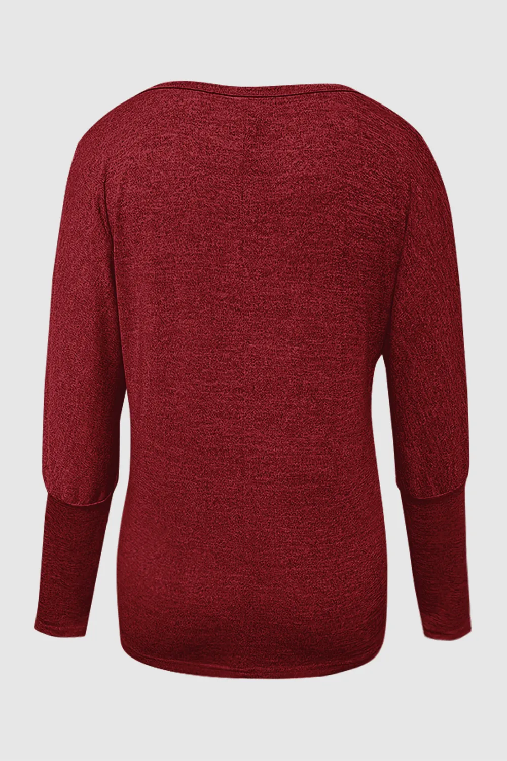 Cutout Round Neck Long Sleeve T-Shirt, image 13