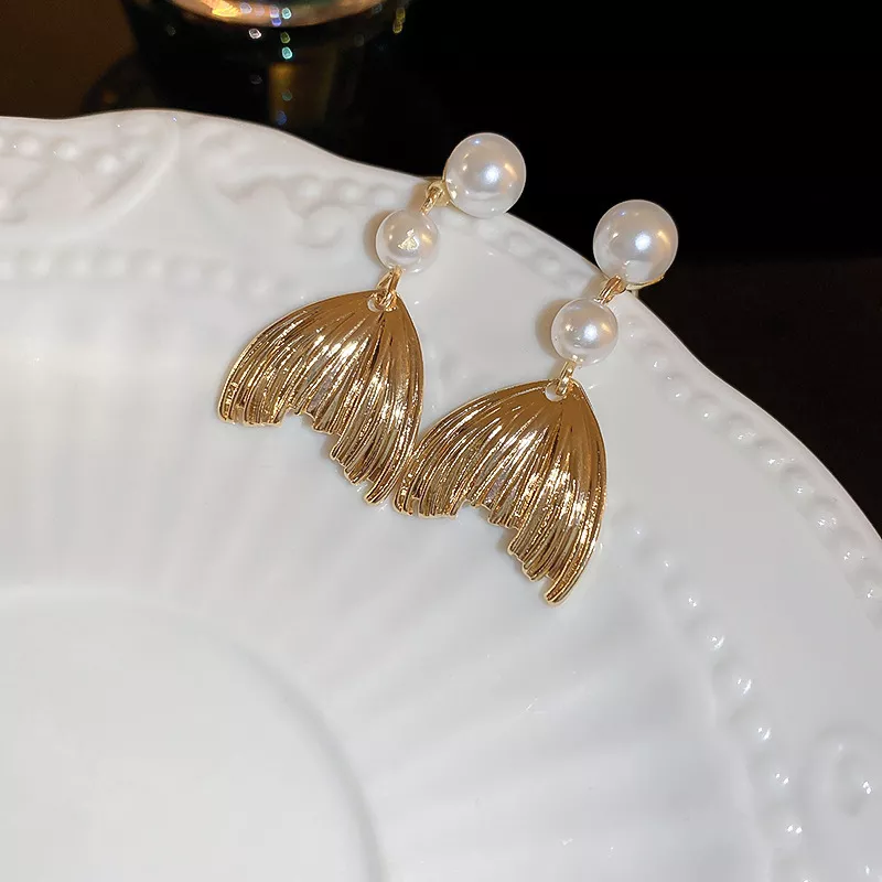 18K Gold-Plated Alloy Geometric Earrings, image 6