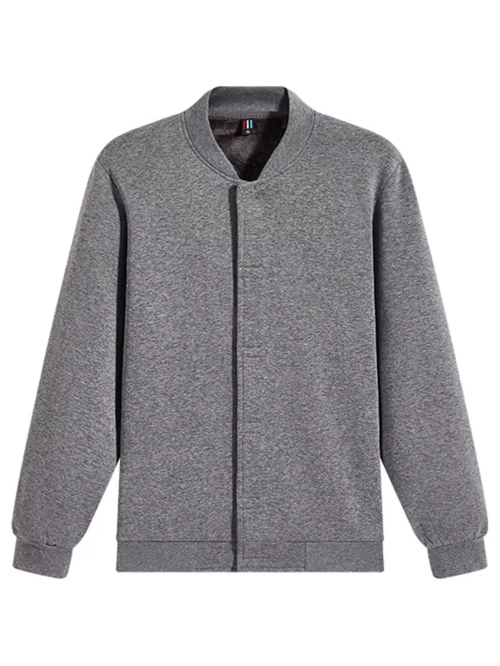Men's Plus Size Zip Up Long Sleeve Sweatshirt, image 5