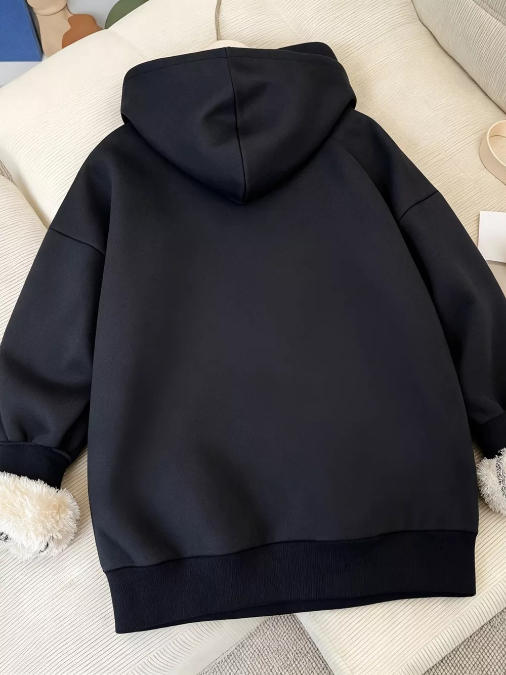 Fleece-Lined Zip-Up Hoodie, image 4