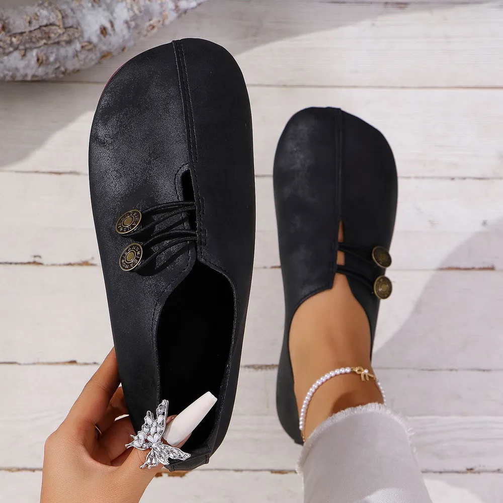 Round Toe Flat Slip-Ons, image 5