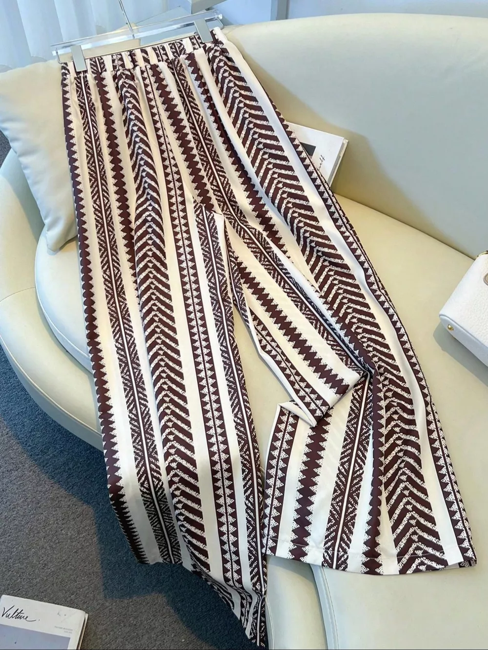 Boho Print Wide Leg Pants, image 12