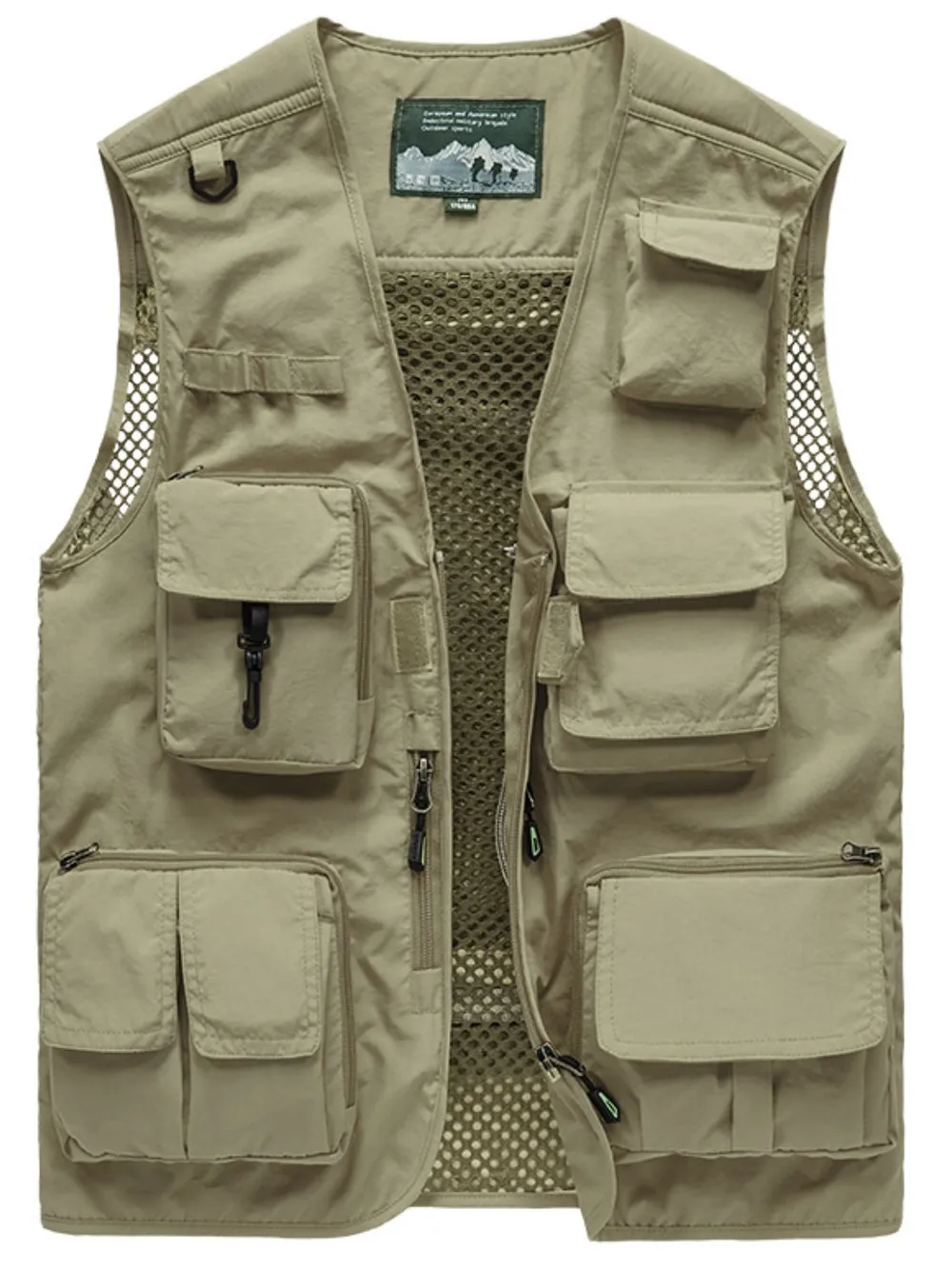 Men's Full Size Zip Up Vest Plus Size, image 3