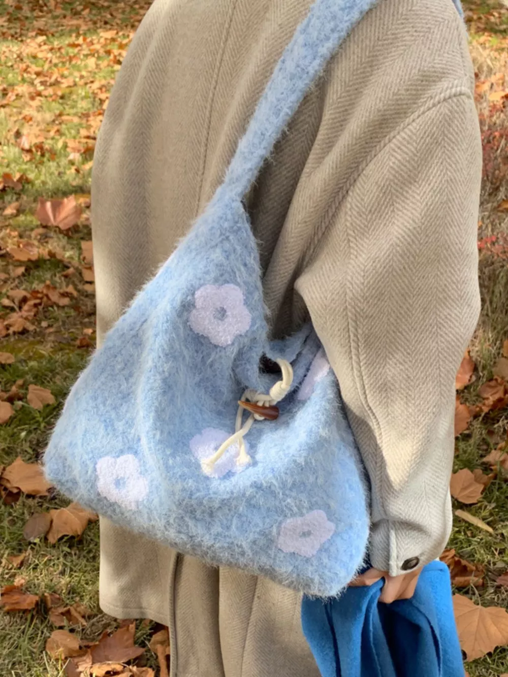Floral Applique Handbag, image 7