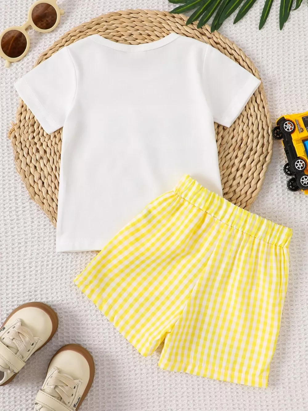 Children's Animal Embroidered Tee and Shorts Set, image 15