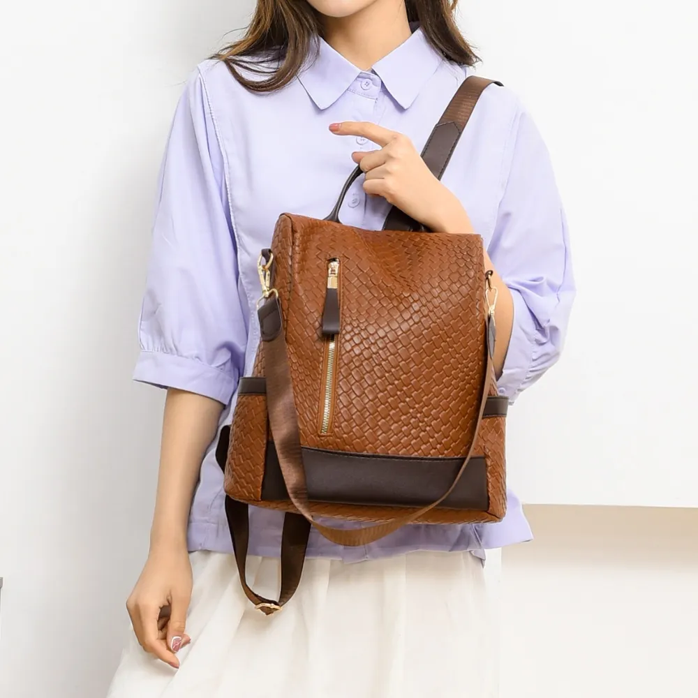 PU Leather Backpack Bag, image 13