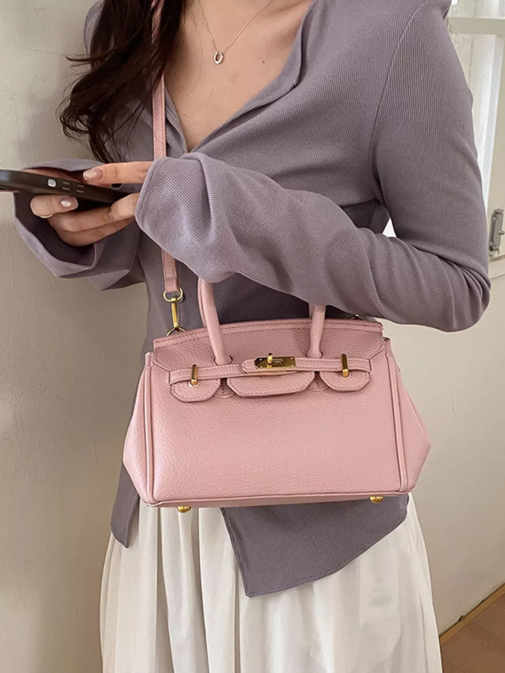 PU Leather Crossbody Bag, image 3