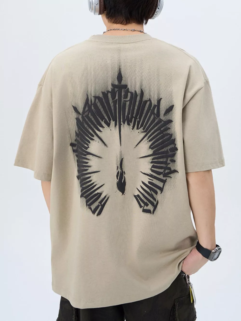 Men's Plus Size Round Neck Short Sleeve T-Shirt, image 9