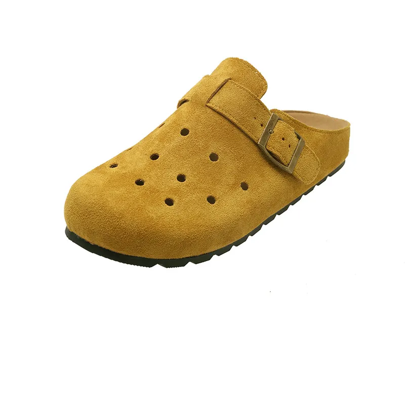 Hollow Out Buckle Strap Slip-Ons, image 7