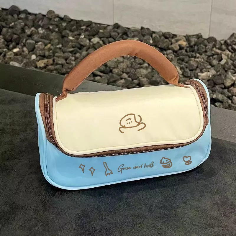 Cartoon Print Handle Cosmetic Bag, image 3