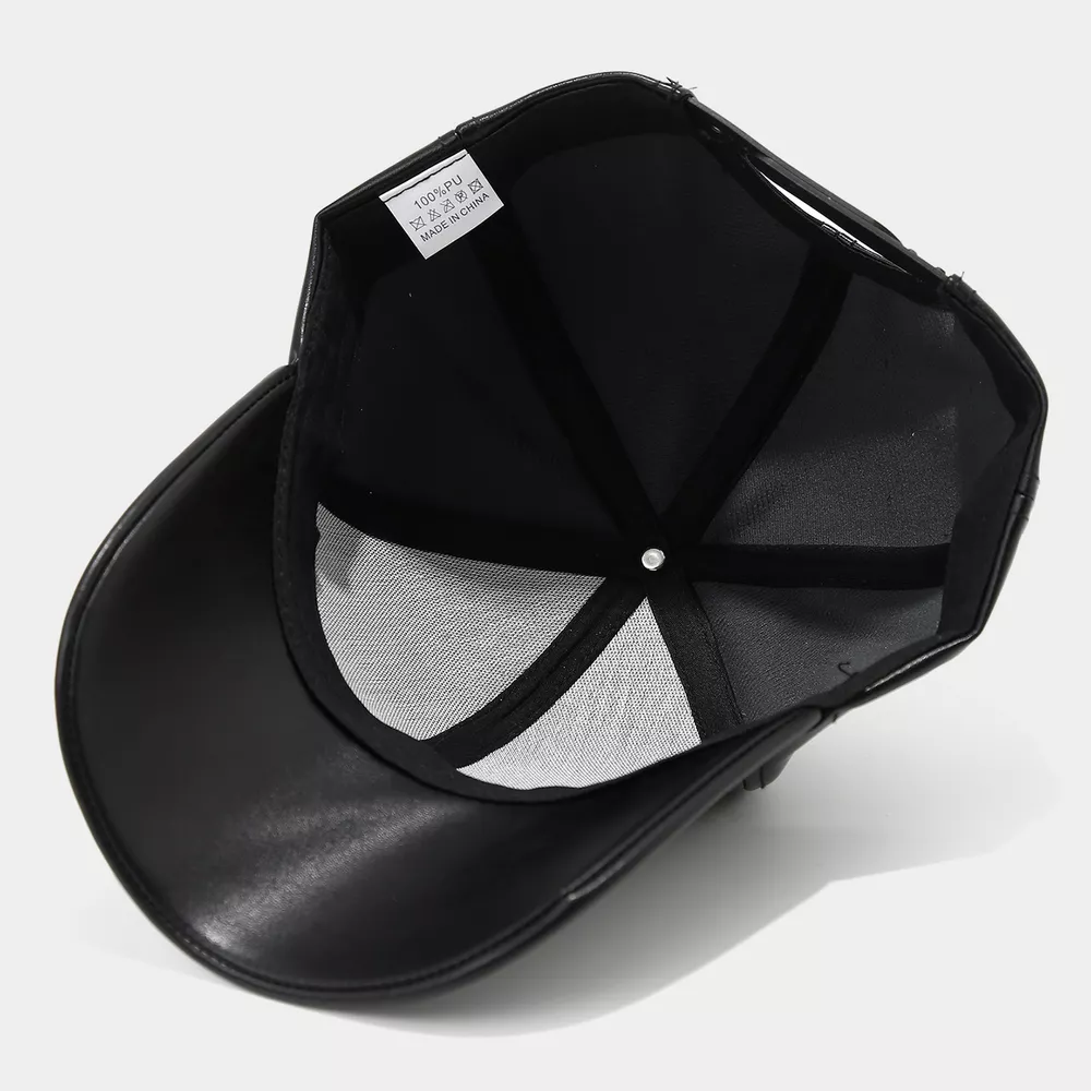 PU Leather Baseball Cap, image 8