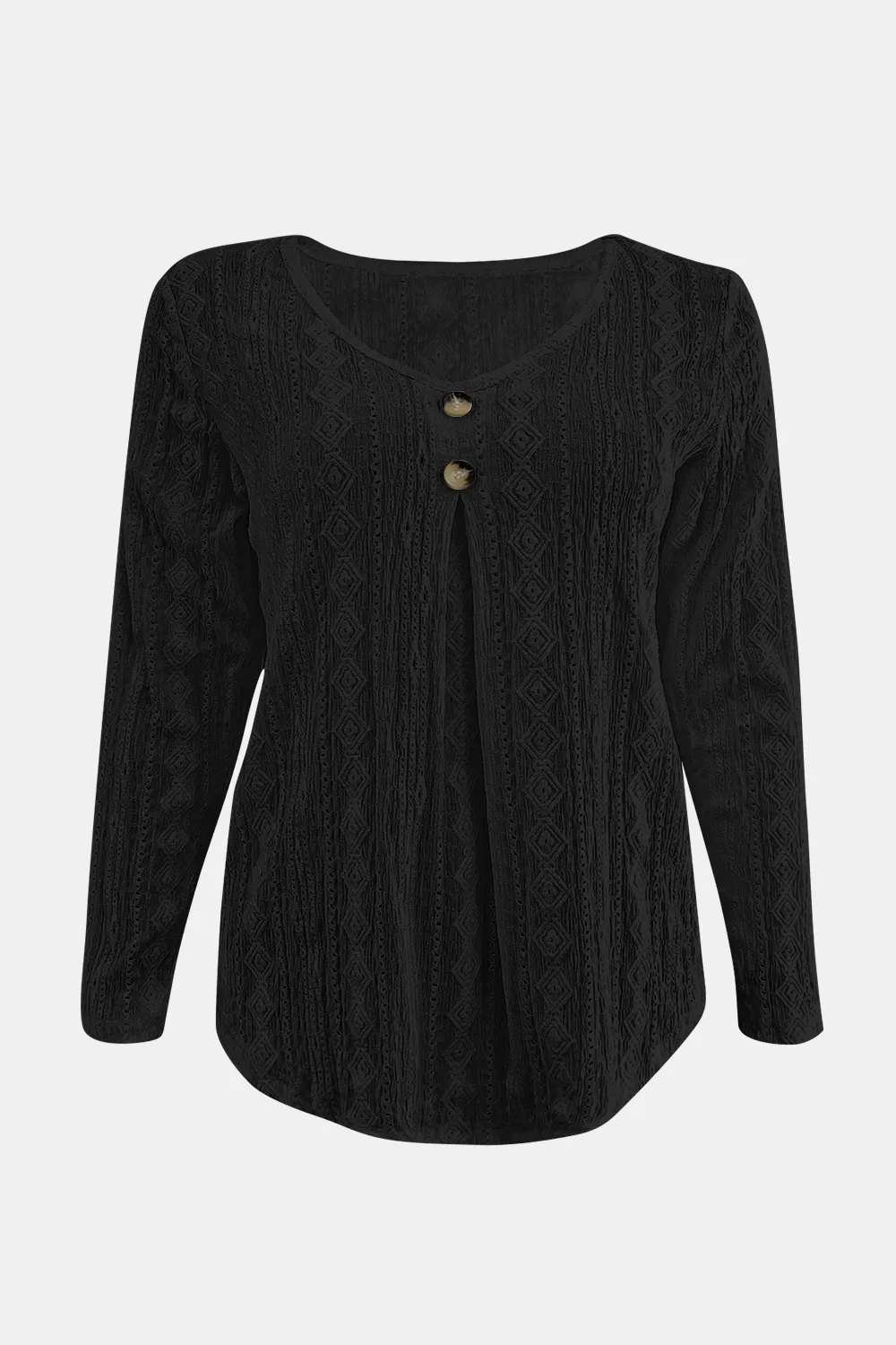 V-Neck Long Sleeve Blouse, image 9