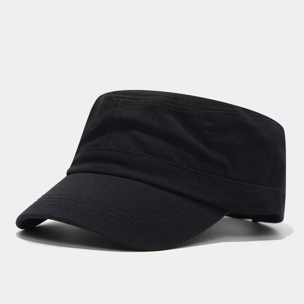 Solid Color Military Style Cadet Hat