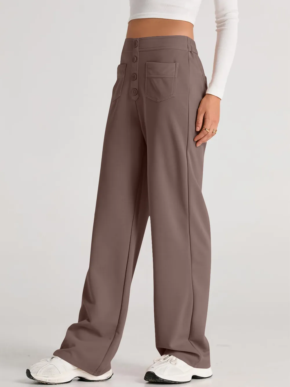 High Waist Wide Leg Pants, image 31
