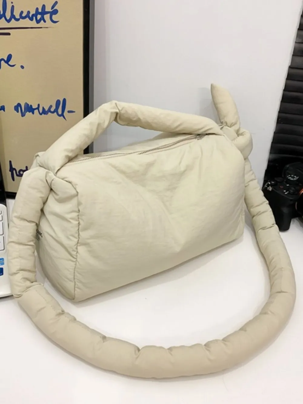 Puffy Nylon Medium Crossbody Bag, image 2
