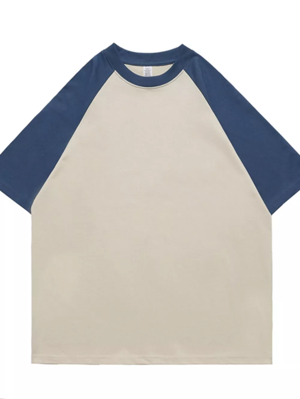 Men's Contrast Round Neck Half Sleeve T-Shirt, image 3