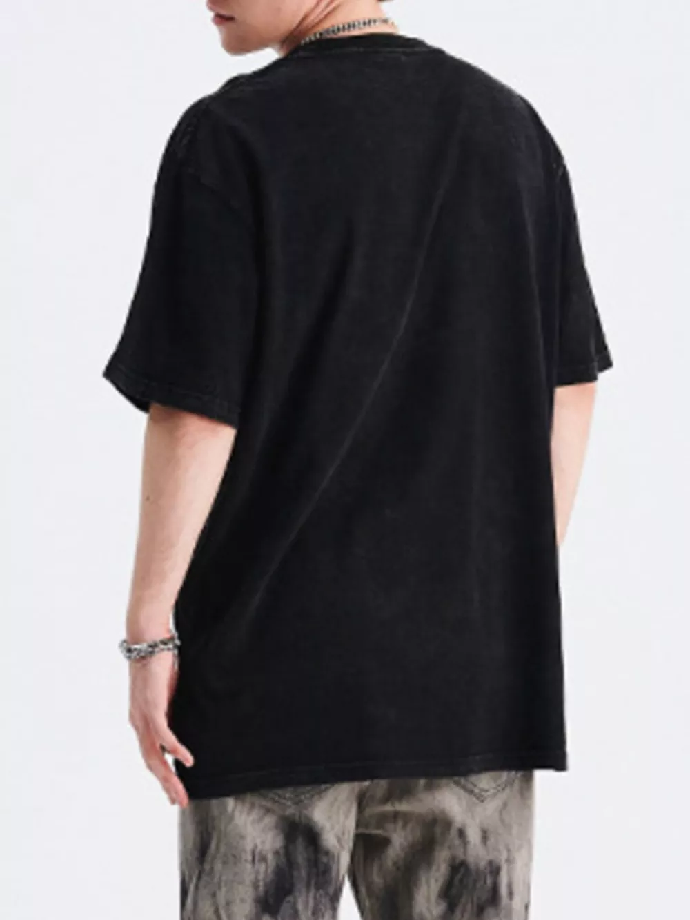 Men's Graphic Round Neck Short Sleeve T-Shirt, image 3