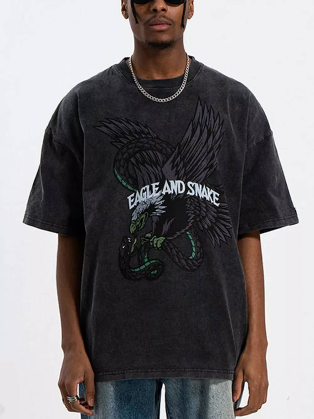 Men's Round Neck Half Sleeve T-Shirt, image 2