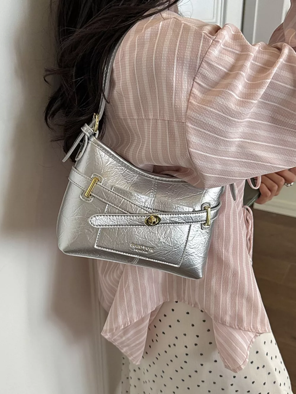 Adjustable Strap Crossbody Bag, image 7