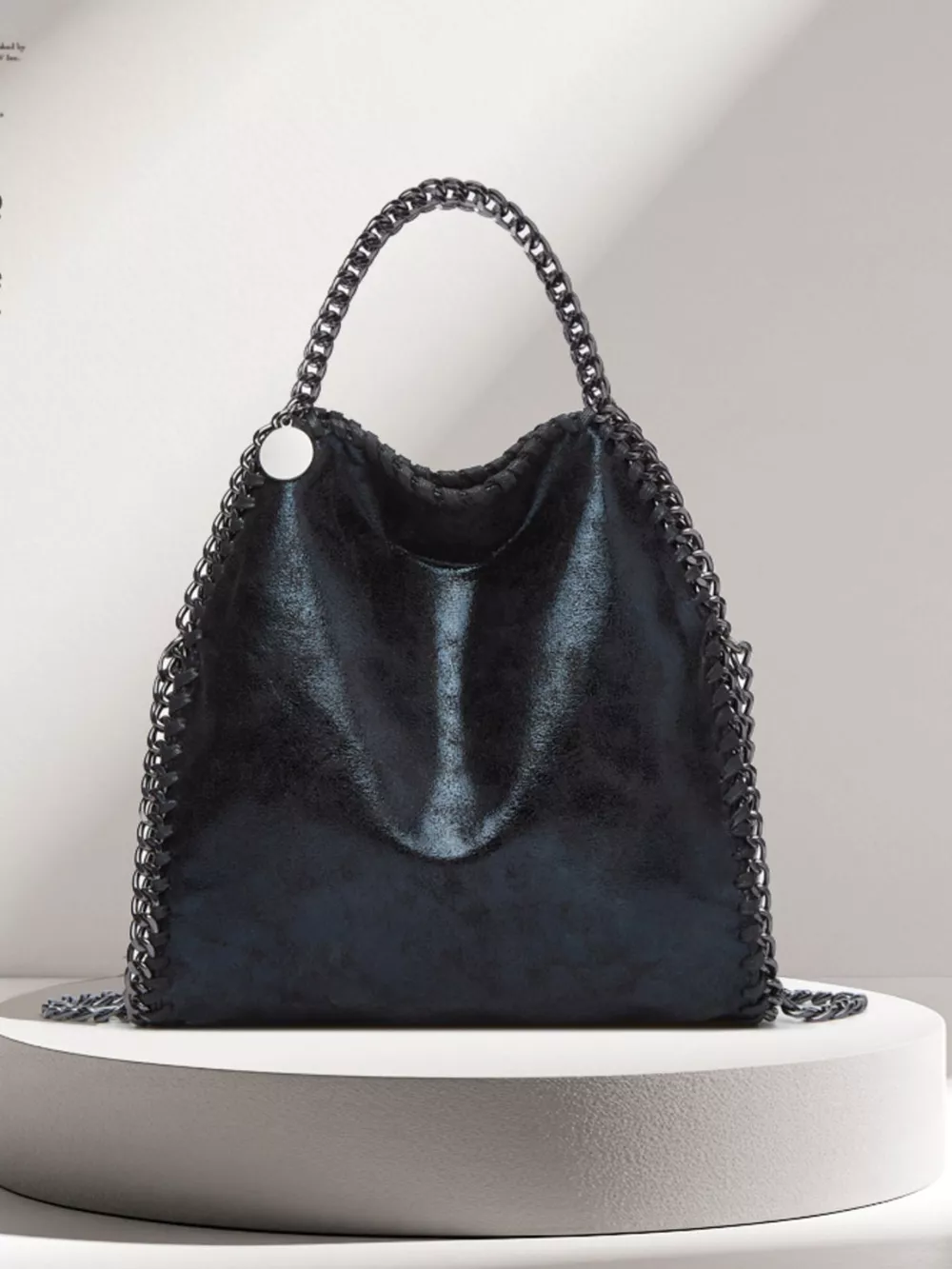 Chain Strap Slouchy Crossbody Bag, image 4