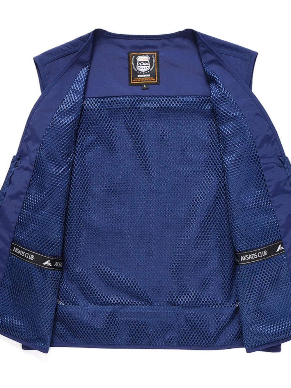 Men's Plus Size Zip Up Vest, image 3