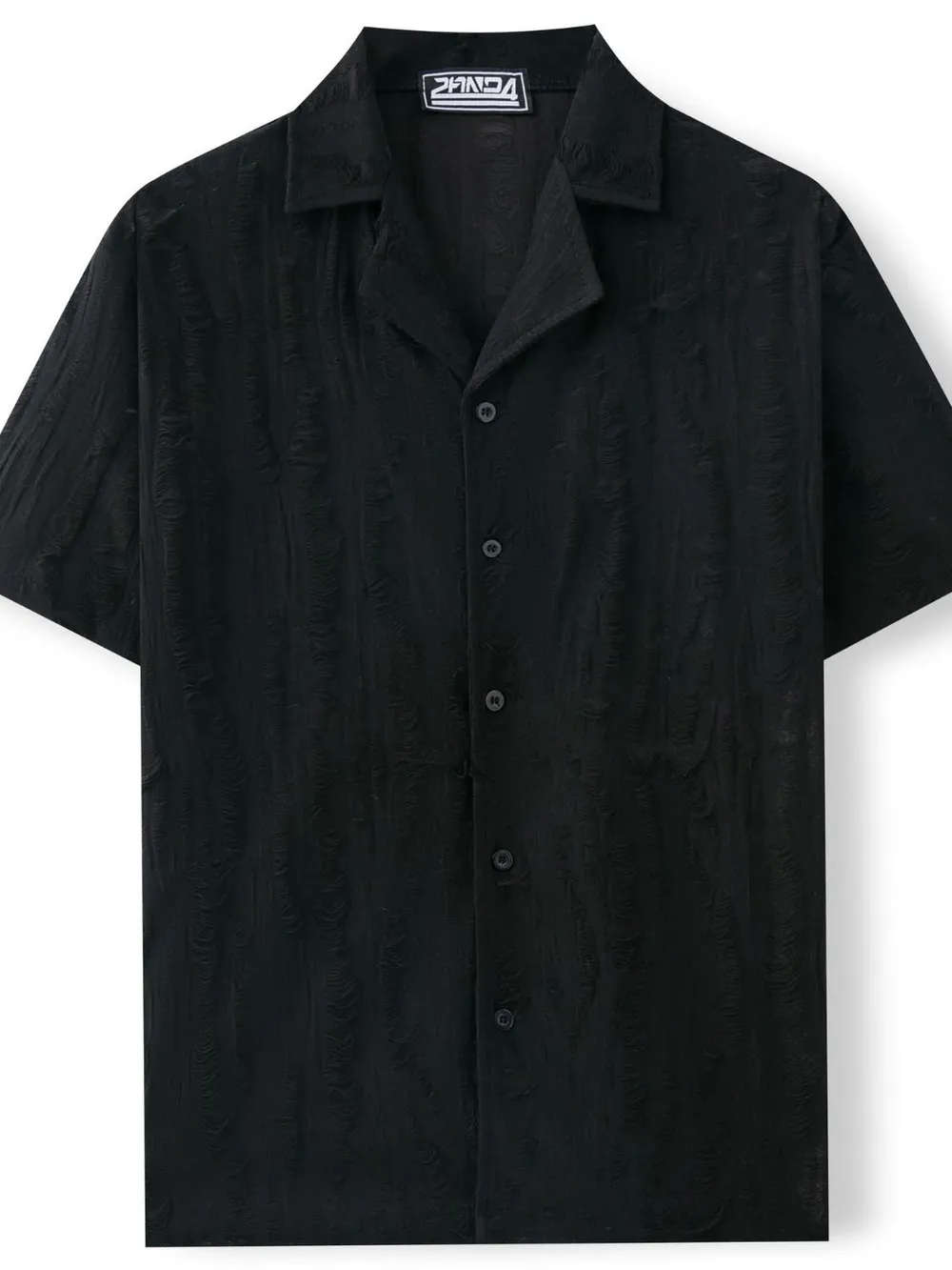 Men's Plus Size Collared Neck Short Sleeve Shirt, image 5