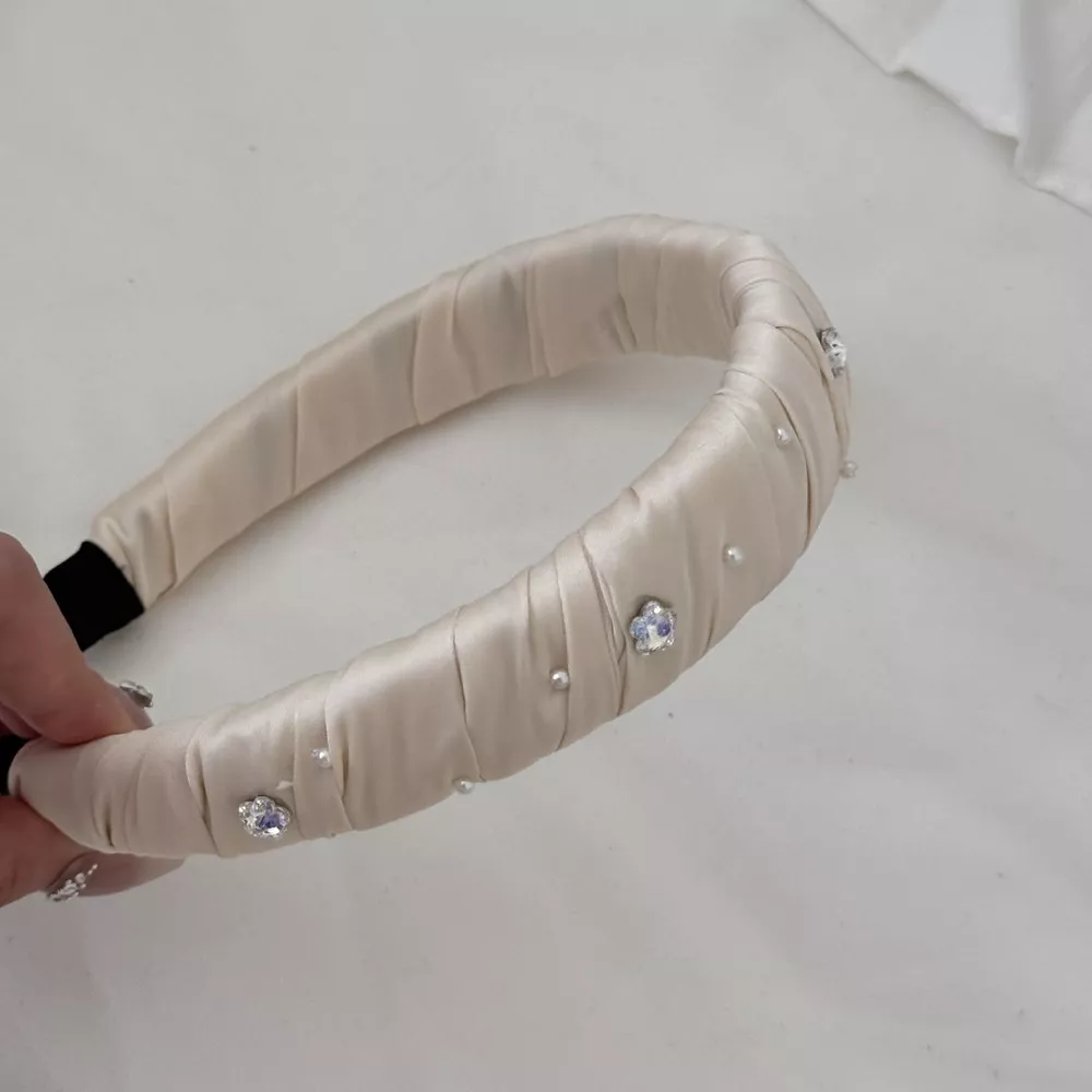 Rhinestone Wide Padded Headband