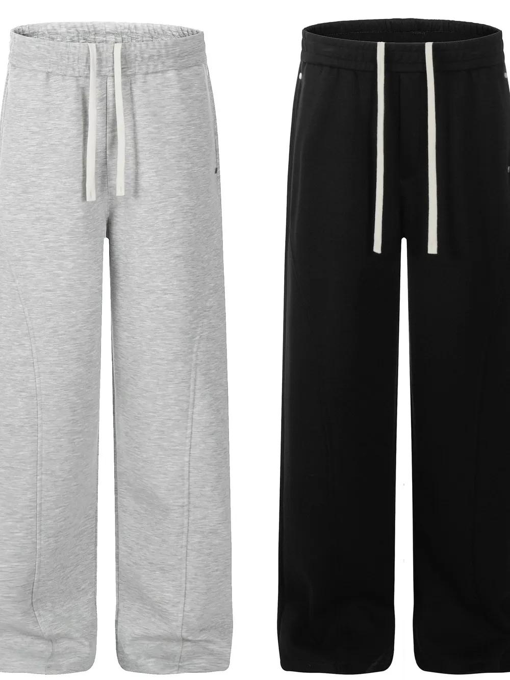 Men's Drawstring Wide Leg Pants, image 8