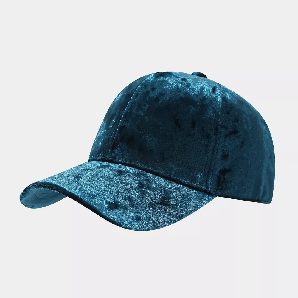 Velvet Adjustable Baseball Cap, image 2