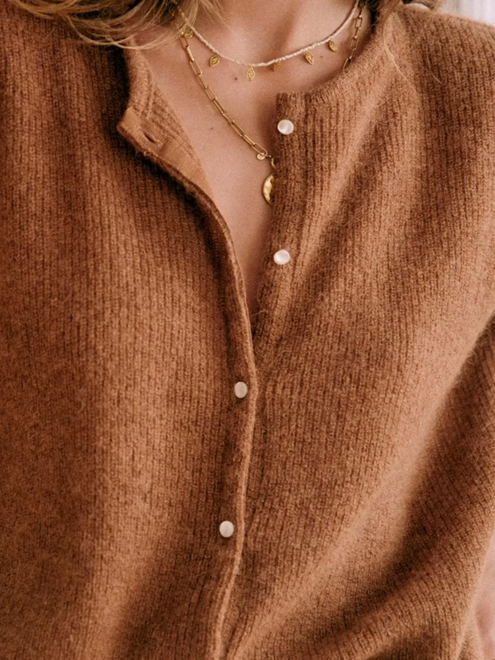 Button Down Long Sleeve Sweater, image 11