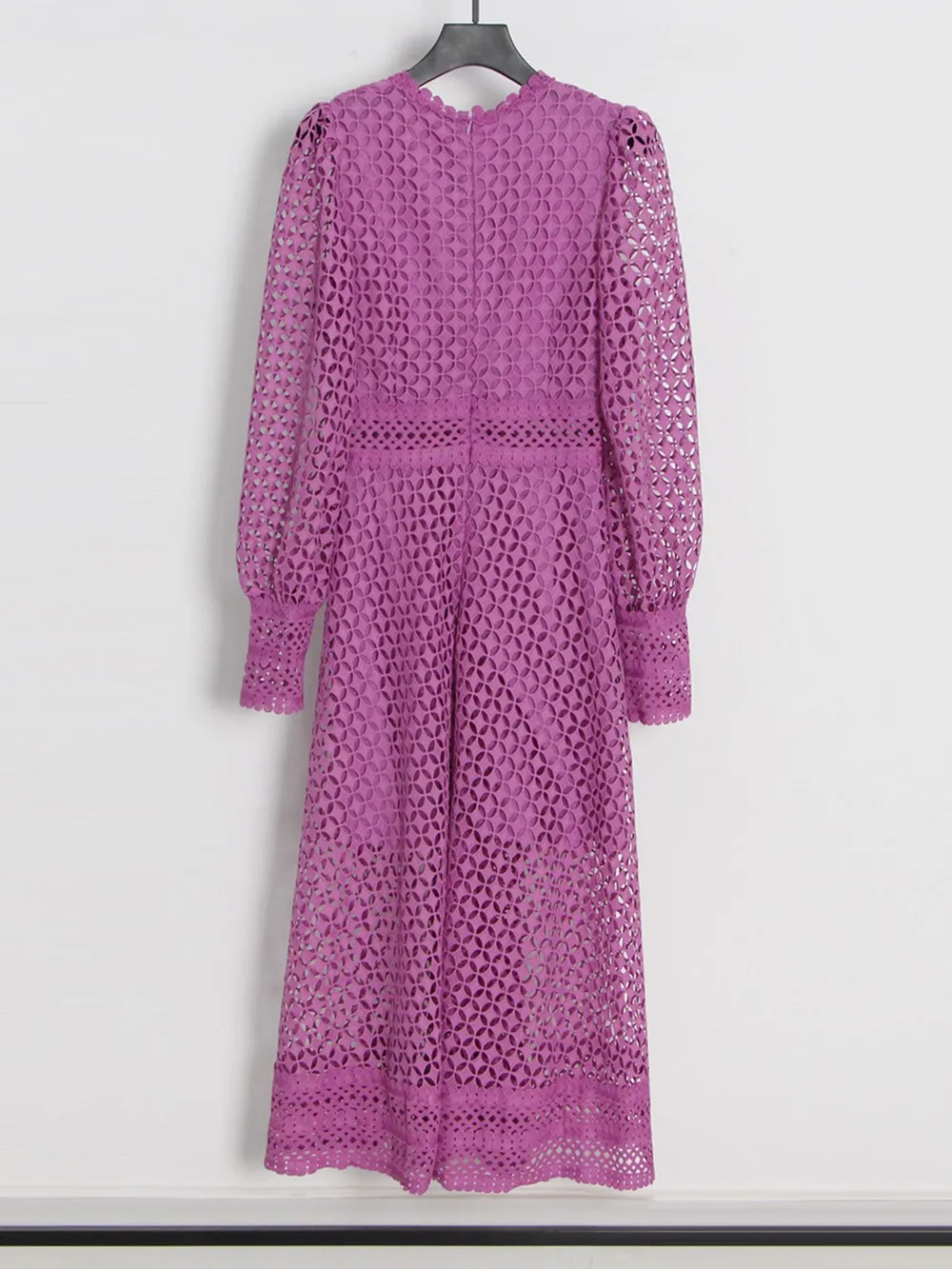 Lace Long Sleeve Midi Dress, image 13