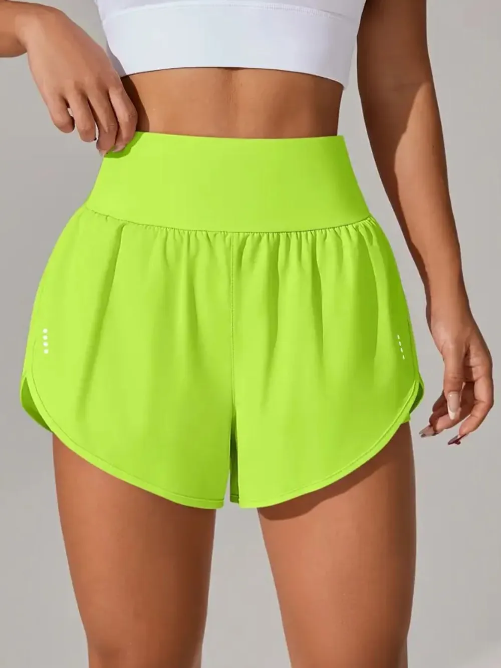 Pocketed High Waist Active Shorts, image 29