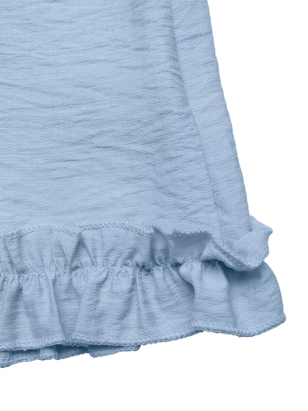 Smocked Strapless Ruffle Hem Romper, image 6
