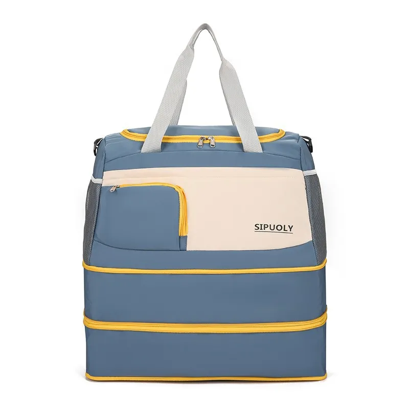 Color Block Oxford Cloth Travel Bag, image 4