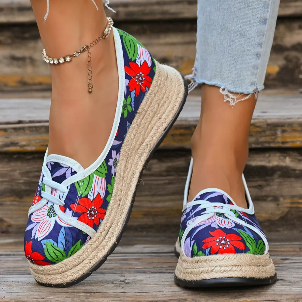 Round Toe Platform Slip-Ons, image 6