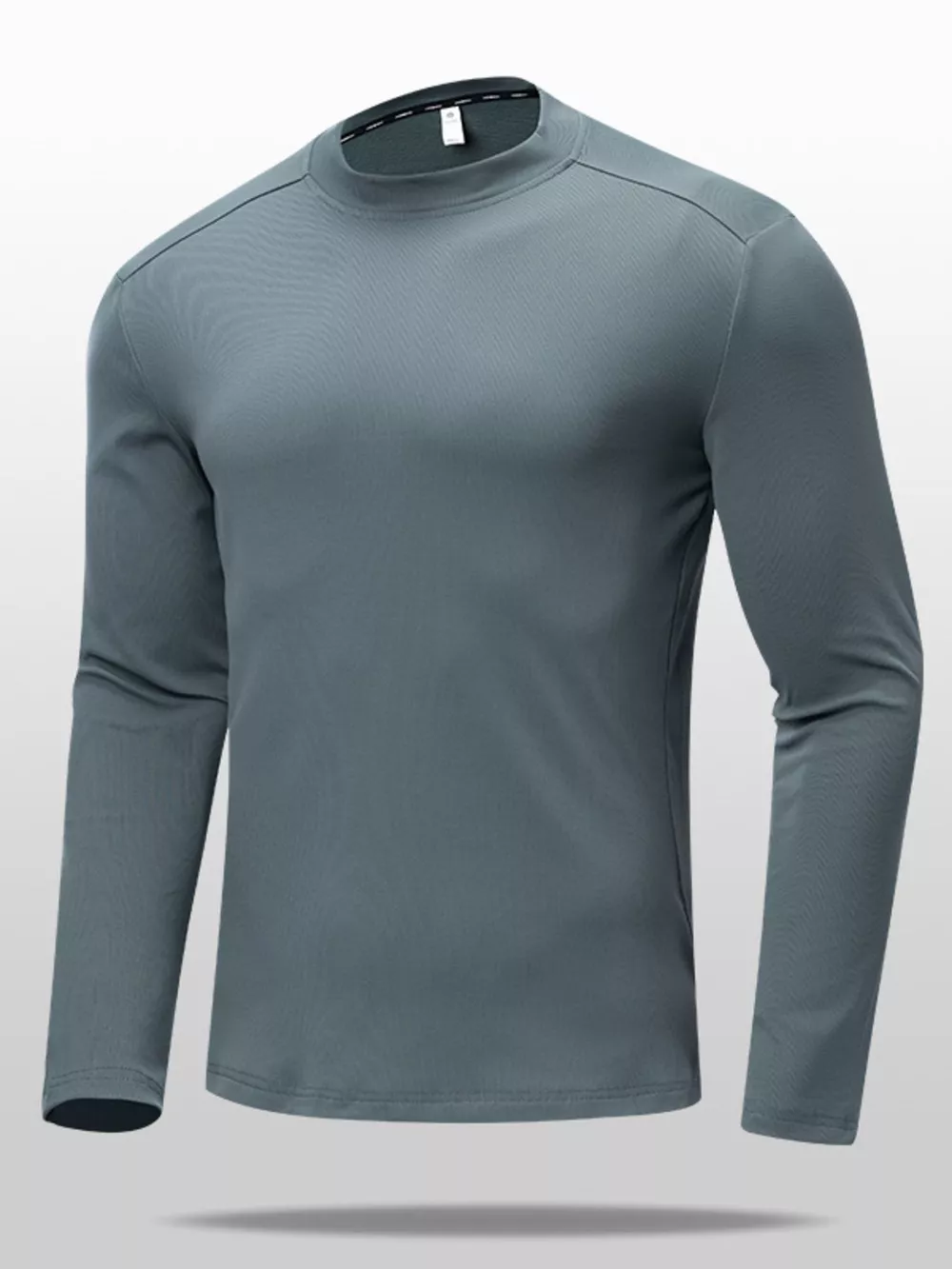 Men's Plus Size Long Sleeve T-Shirt, image 4