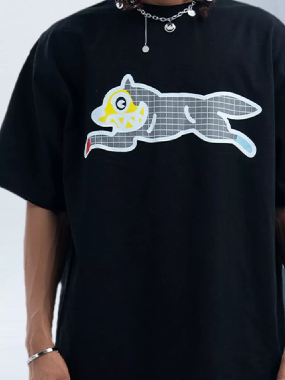 Men's Graphic Round Neck Relaxed Fit T-Shirt, image 3