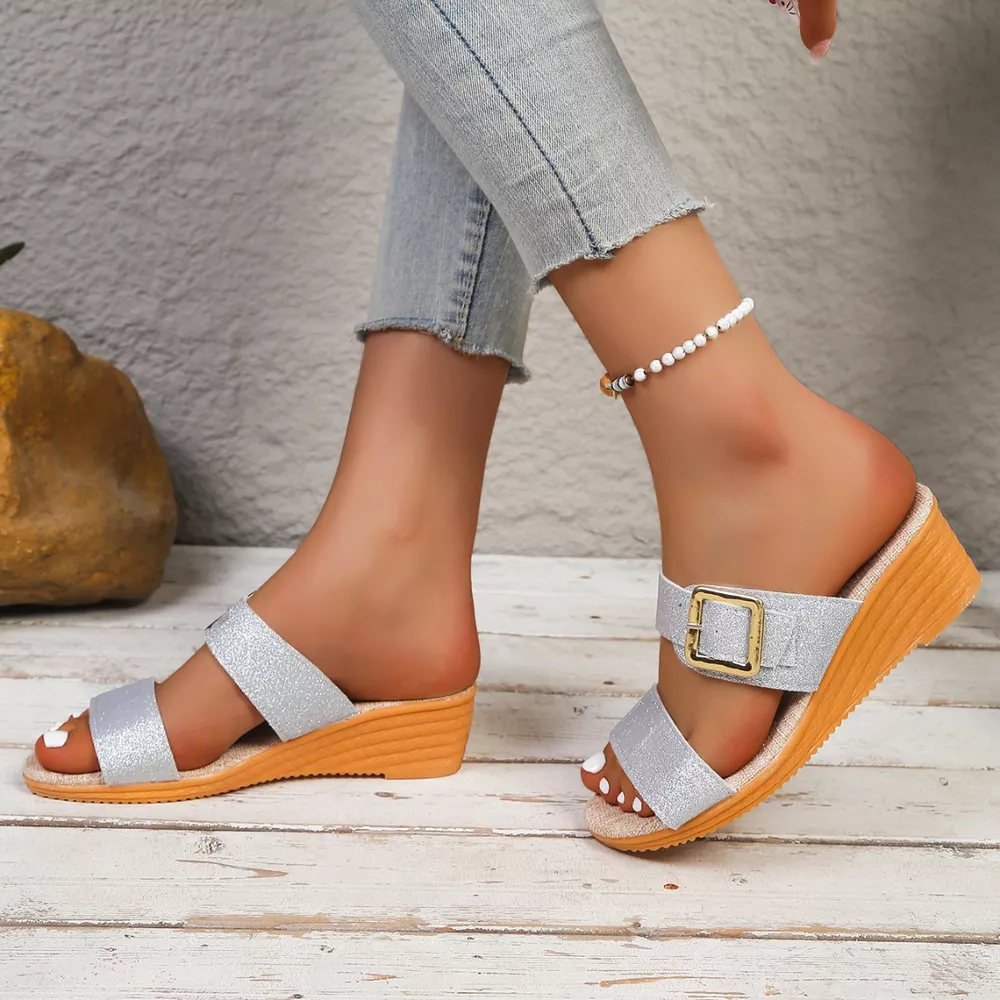 Open Toe Wedge Sandals, image 10