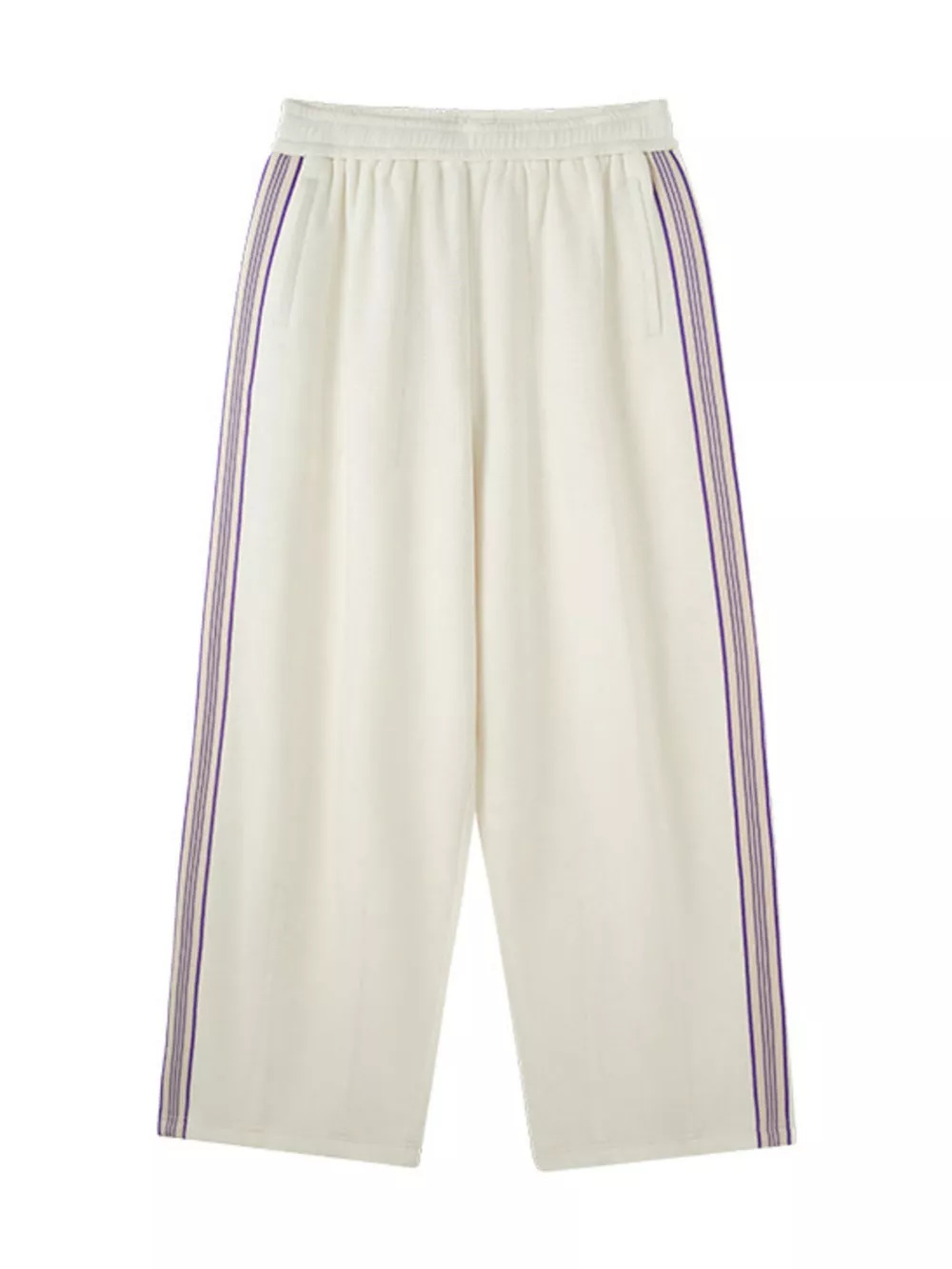 Men's Side Striped Wide Leg Pants