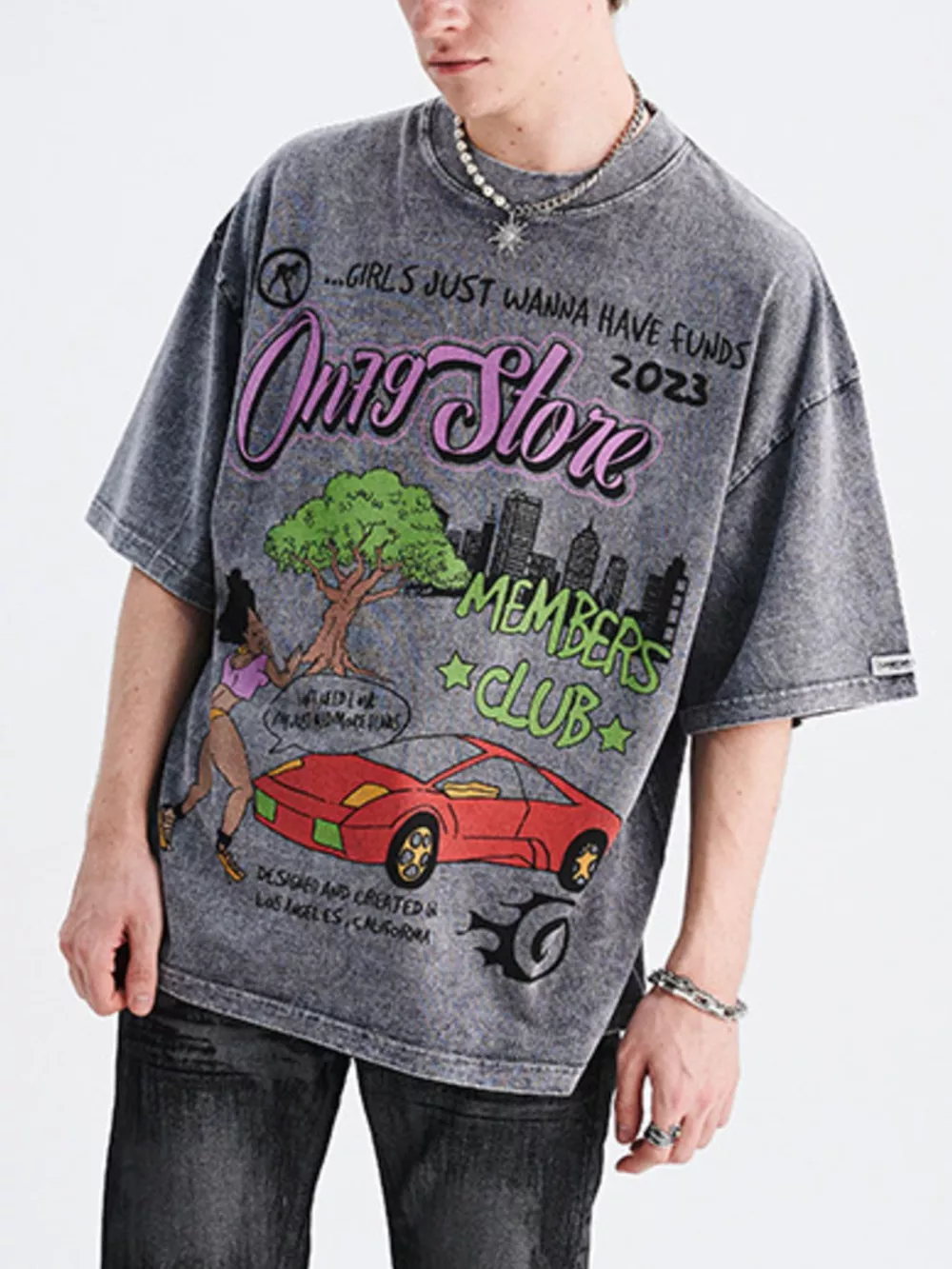 Men's Graphic Round Neck Short Sleeve T-Shirt, image 5