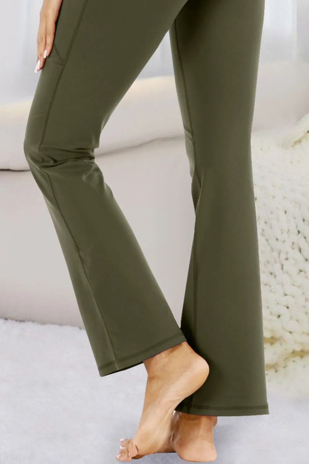 Pocketed High Waist Active Pants, image 18