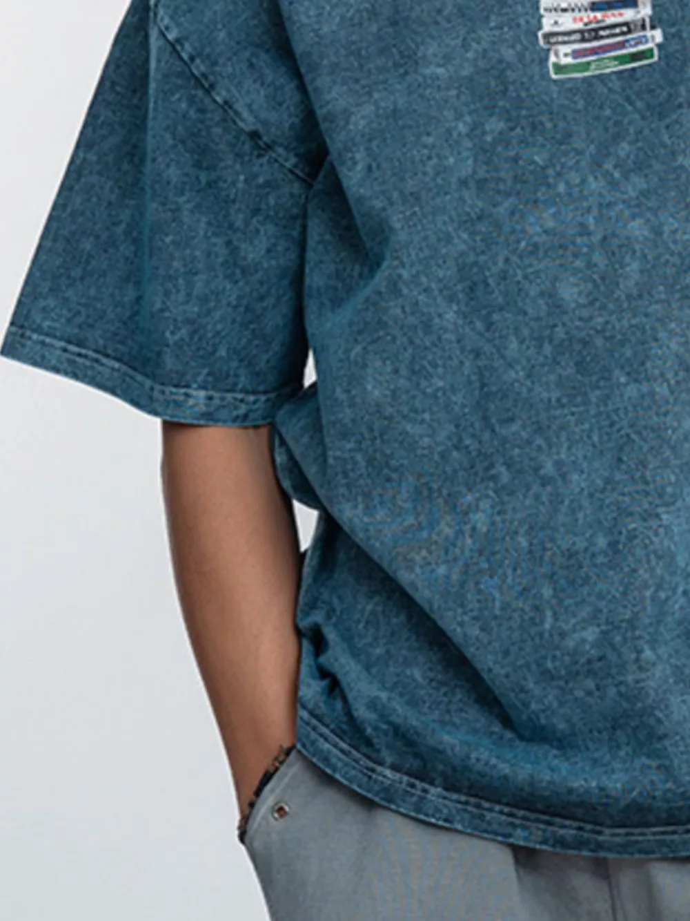 Men's Vintage Washed Cassette Tape Graphic T-Shirt, image 2