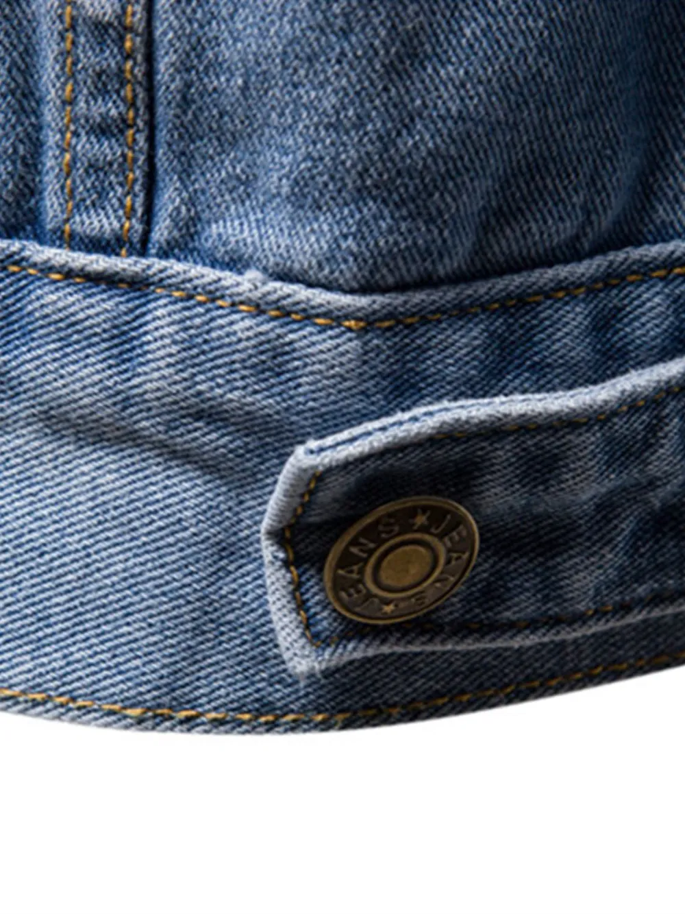 Men's Button Down Long Sleeve Denim Jacket, image 6