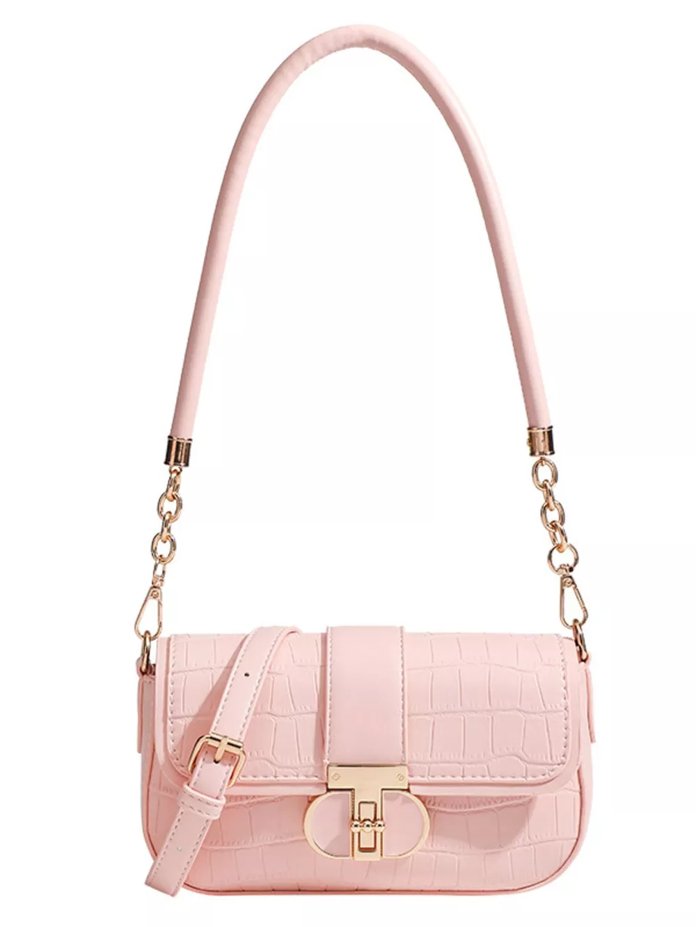 Textured Flap Shoulder Bag, image 7