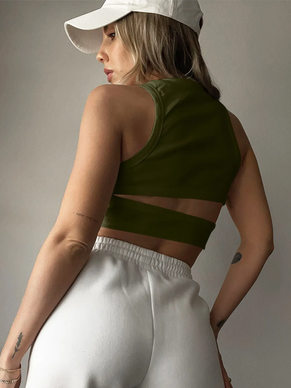 Cutout Round Neck Tank, image 7