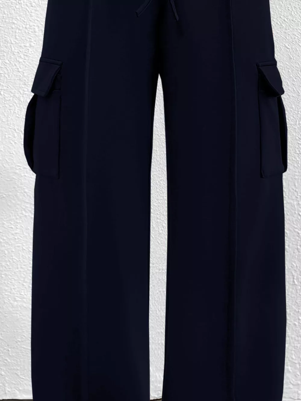 Casual High Waist Cargo Pants with Drawstring, image 24