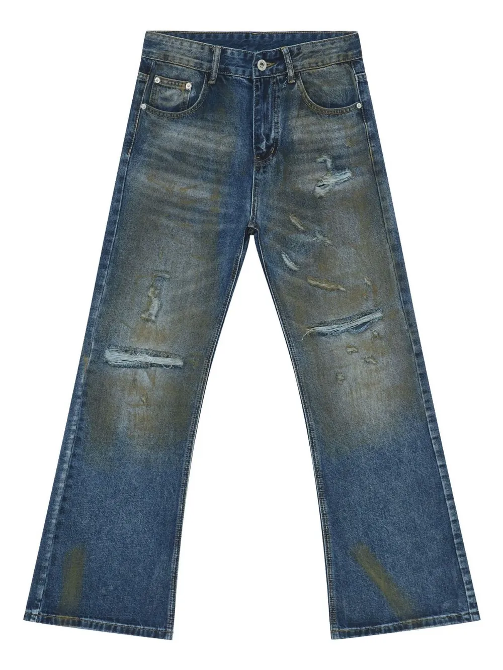 Men's Distressed Jeans, image 5